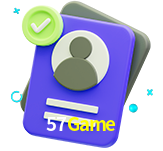 Tornar-se um membro do 57Game é muito simples